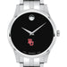 BU Men's Movado Collection Stainless Steel Watch with Black Dial