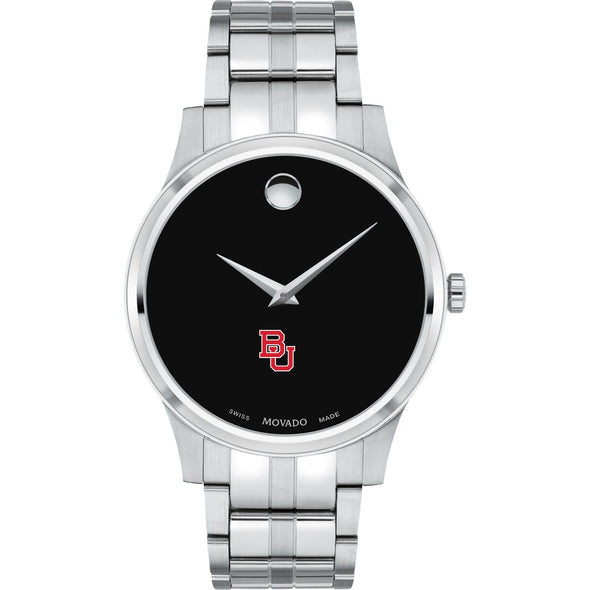 BU Men&#39;s Movado Collection Stainless Steel Watch with Black Dial Shot #2