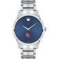 BU Men's Movado Collection Stainless Steel Watch with Blue Dial Shot #2