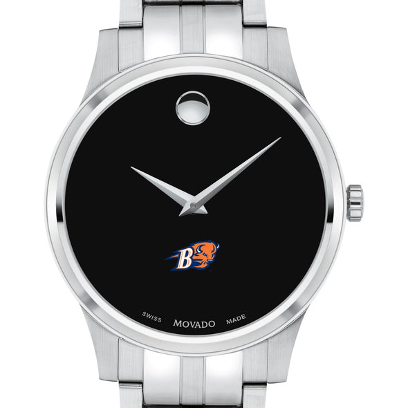 Bucknell Men&#39;s Movado Collection Stainless Steel Watch with Black Dial Shot #1