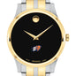 Bucknell Men's Movado Collection Two-Tone Watch with Black Dial Shot #1