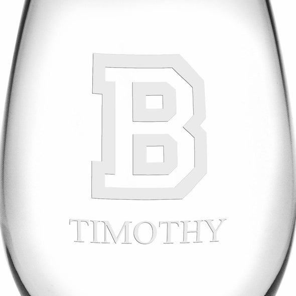 Bucknell Stemless Wine Glasses Made in the USA Shot #3