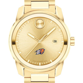 Bucknell University Men&#39;s Movado BOLD Gold with Date Window Shot #1