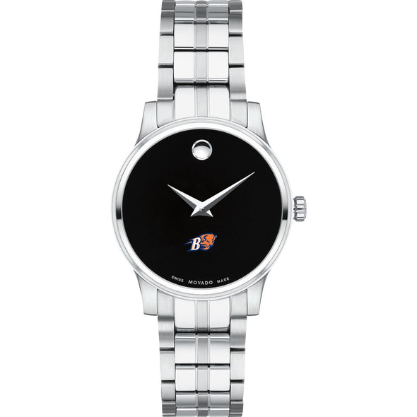 Bucknell Women&#39;s Movado Stainless Steel Watch with Black Dial Shot #2