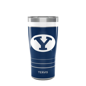 BYU 20 oz. Stainless Steel Tervis Tumblers with Slider Lids - Set of 2 Shot #1