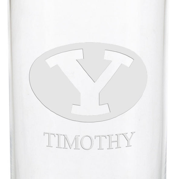 BYU Iced Beverage Glass Shot #3