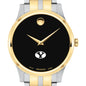 BYU Men's Movado Collection Two-Tone Watch with Black Dial Shot #1