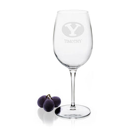 BYU Red Wine Glasses Shot #1