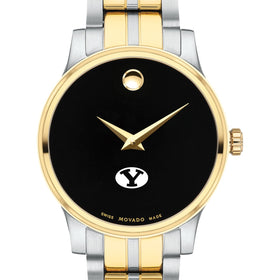 BYU Women&#39;s Movado Collection Two-Tone Watch with Black Dial Shot #1