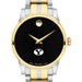 BYU Women's Movado Collection Two-Tone Watch with Black Dial