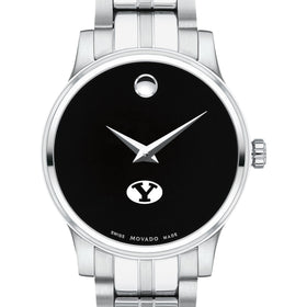 BYU Women&#39;s Movado Stainless Steel Watch with Black Dial Shot #1