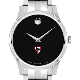 Carnegie Mellon Men&#39;s Movado Collection Stainless Steel Watch with Black Dial Shot #1