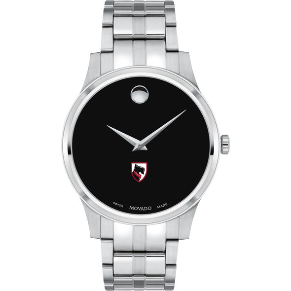 Carnegie Mellon Men&#39;s Movado Collection Stainless Steel Watch with Black Dial Shot #2