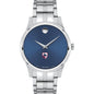 Carnegie Mellon Men's Movado Collection Stainless Steel Watch with Blue Dial Shot #2