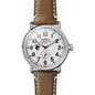 Carnegie Mellon Shinola Watch, The Runwell 41 mm White Dial Shot #2