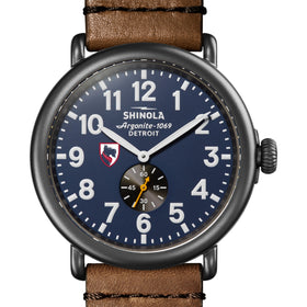 Carnegie Mellon Shinola Watch, The Runwell 47 mm Midnight Blue Dial Shot #1