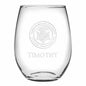 Carnegie Mellon Stemless Wine Glasses Made in the USA Shot #1