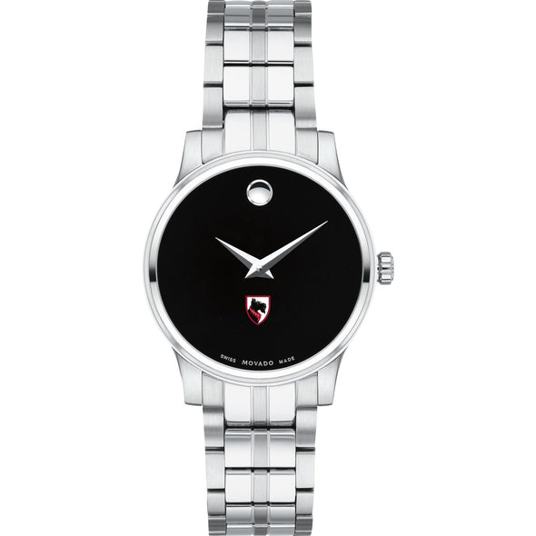 Carnegie Mellon Women&#39;s Movado Stainless Steel Watch with Black Dial Shot #2