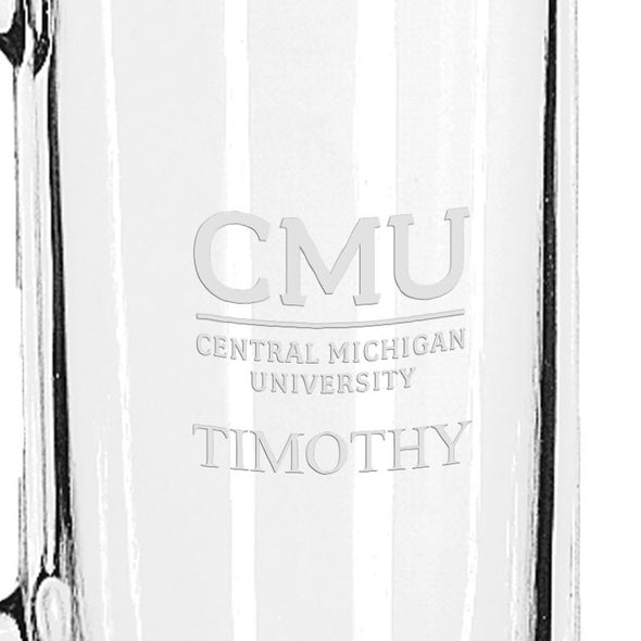 Central Michigan 25 oz Beer Mug Shot #3