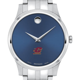 Central Michigan Men&#39;s Movado Collection Stainless Steel Watch with Blue Dial Shot #1