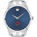 Central Michigan Men's Movado Collection Stainless Steel Watch with Blue Dial