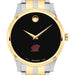 Central Michigan Men's Movado Collection Two-Tone Watch with Black Dial