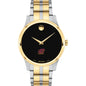 Central Michigan Men's Movado Collection Two-Tone Watch with Black Dial Shot #2