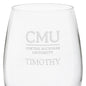 Central Michigan Red Wine Glasses Shot #3