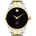 Central Michigan Women's Movado Collection Two-Tone Watch with Black Dial