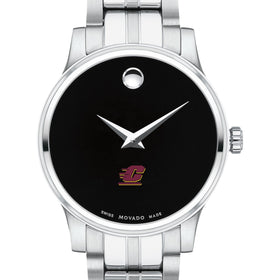 Central Michigan Women&#39;s Movado Stainless Steel Watch with Black Dial Shot #1