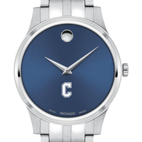 Charleston Men&#39;s Movado Collection Stainless Steel Watch with Blue Dial Shot #1