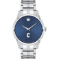 Charleston Men's Movado Collection Stainless Steel Watch with Blue Dial Shot #2