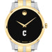 Charleston Men's Movado Collection Two-Tone Watch with Black Dial