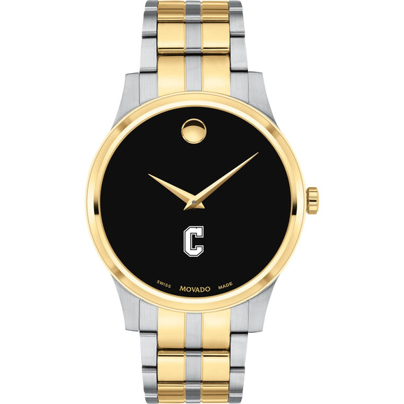 Charleston Men&#39;s Movado Collection Two-Tone Watch with Black Dial Shot #2