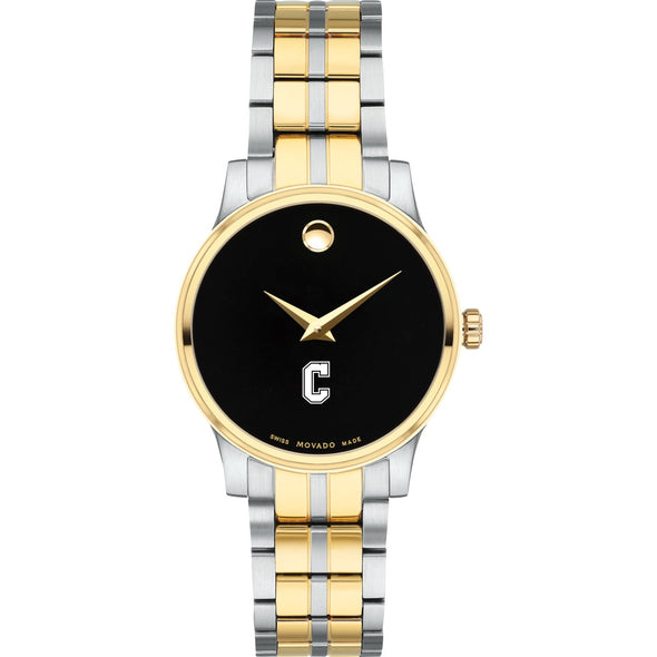 Charleston Women&#39;s Movado Collection Two-Tone Watch with Black Dial Shot #2