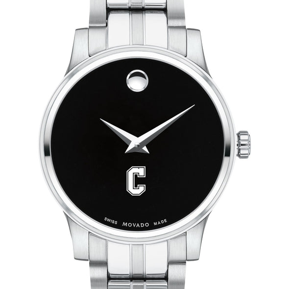 Charleston Women&#39;s Movado Stainless Steel Watch with Black Dial Shot #1