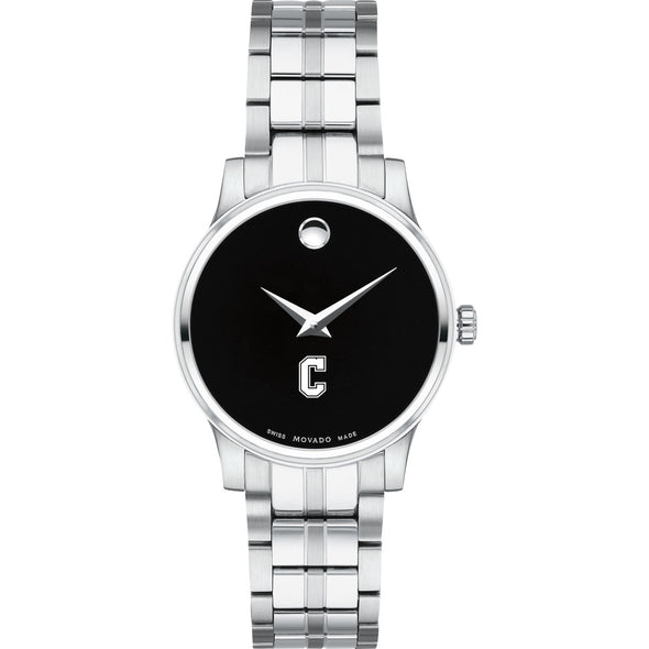 Charleston Women&#39;s Movado Stainless Steel Watch with Black Dial Shot #2