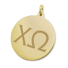 Chi Omega 14K Gold Charm Shot #1