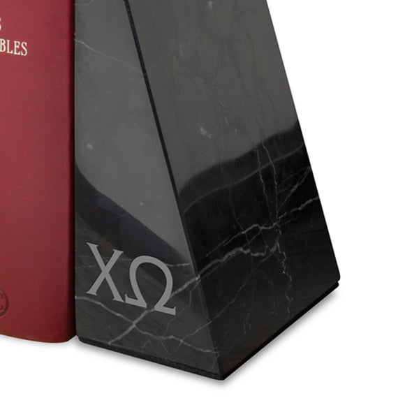 Chi Omega Marble Bookends by M.LaHart Shot #2