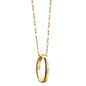 Chi Omega Monica Rich Kosann "Carpe Diem" Poesy Ring Necklace in Gold Shot #1