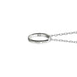 Chi Omega Monica Rich Kosann "Carpe Diem" Poesy Ring Necklace in Silver Shot #3