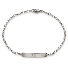 Chi Omega Monica Rich Kosann Petite Poesy Bracelet in Silver Shot #1