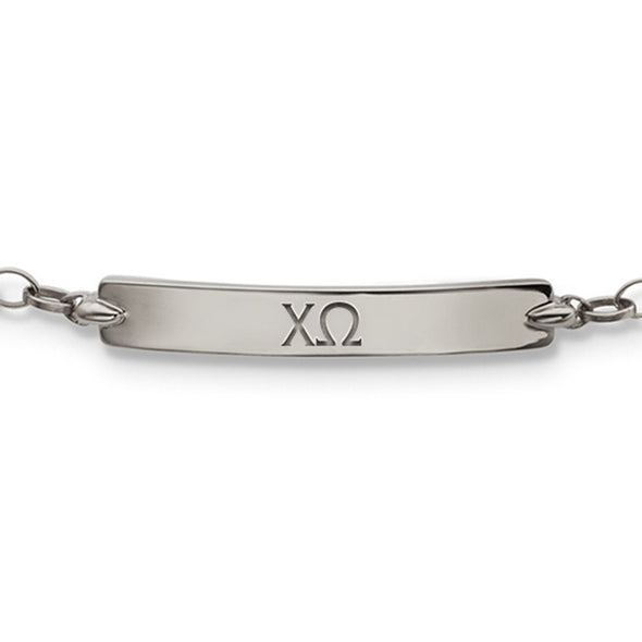 Chi Omega Monica Rich Kosann Petite Poesy Bracelet in Silver Shot #2