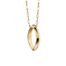 Chi Omega Monica Rich Kosann Poesy Ring Necklace in Gold