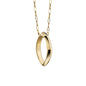 Chi Omega Monica Rich Kosann Poesy Ring Necklace in Gold Shot #1