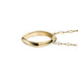 Chi Omega Monica Rich Kosann Poesy Ring Necklace in Gold Shot #3