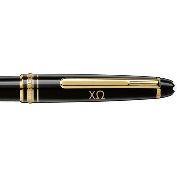 Chi Omega Montblanc Meisterstück Classique Ballpoint Pen in Gold Shot #2