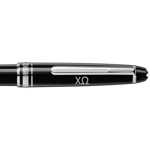 Chi Omega Montblanc Meisterstück Classique Ballpoint Pen in Platinum Shot #2