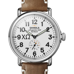 Chi Omega Shinola Watch, The Runwell 41 mm White Dial Shot #1