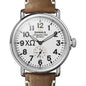 Chi Omega Shinola Watch, The Runwell 41 mm White Dial Shot #1